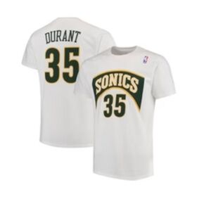 Mitchell & Ness Seattle Supersonics Kevin Durant T-Shirt NWT